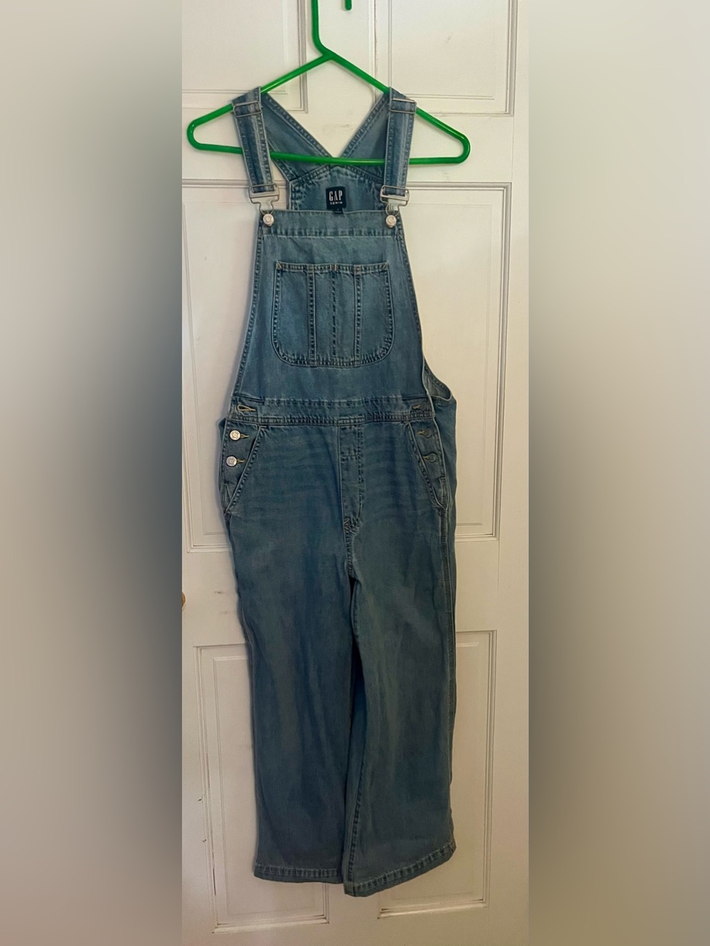GAP Women's Light Wash Denim Overalls
